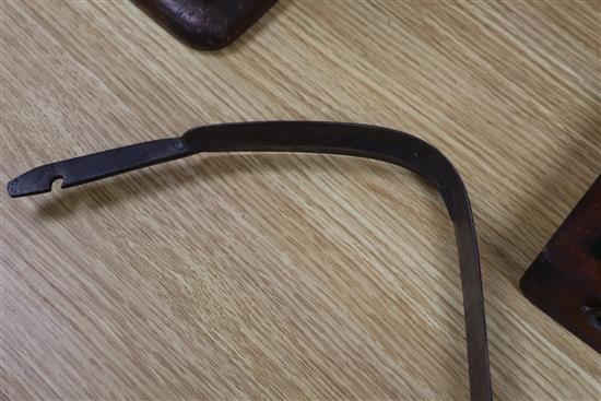 An Indian steel recurve bow